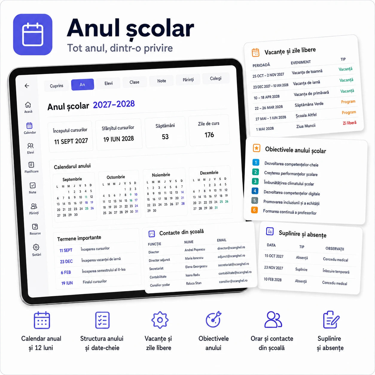 Agenda Profesorului – Planner Digital Interactiv