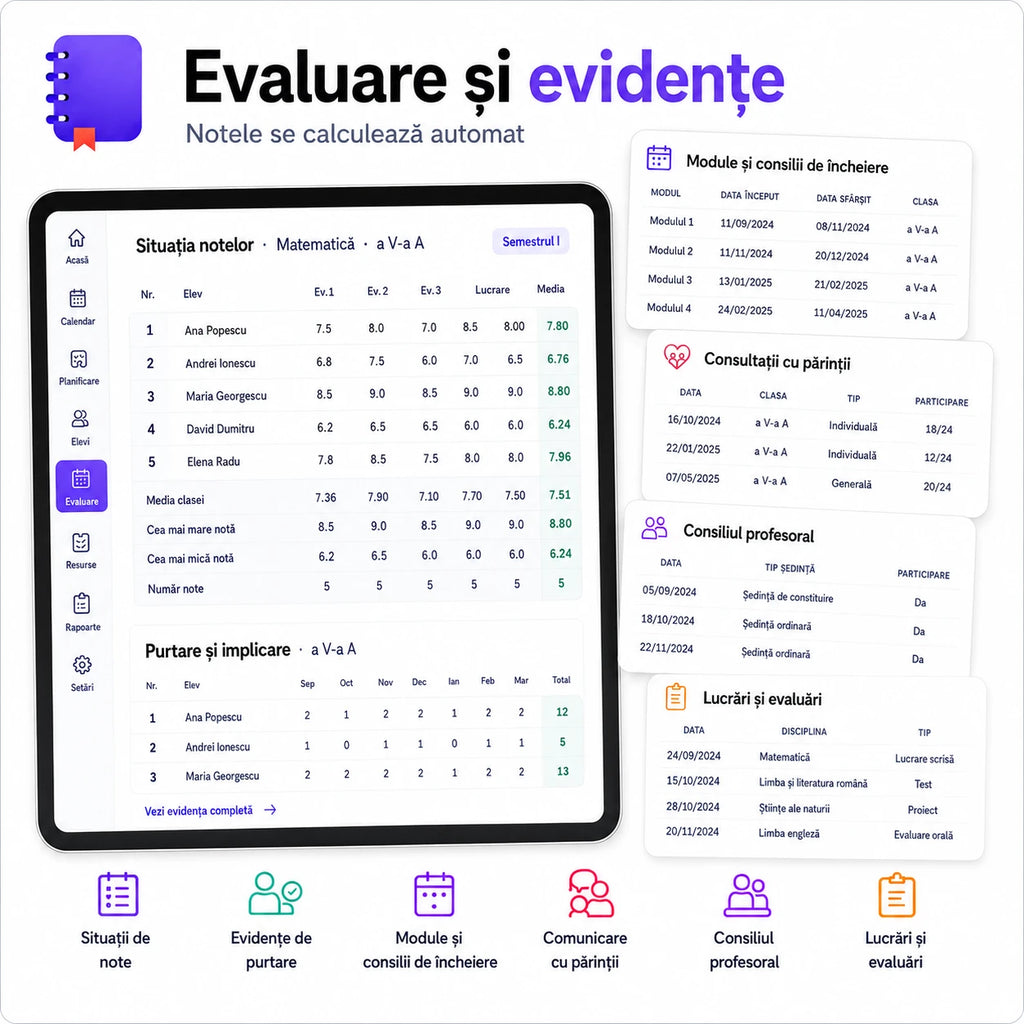 Agenda Profesorului – Planner Digital Interactiv